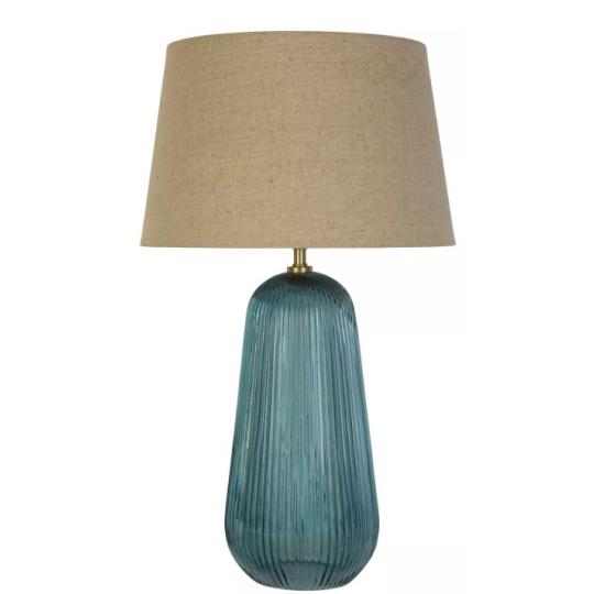 pobrezie klasicky skleneny modry stolova lampa balaton chata spalna osvetlenie obyvacka komoda lampa mediteransky anglicky cottage americky 5555.jpg